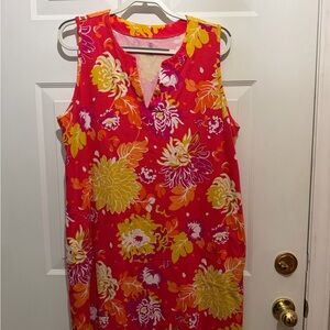 Lands End summer shift dress XL